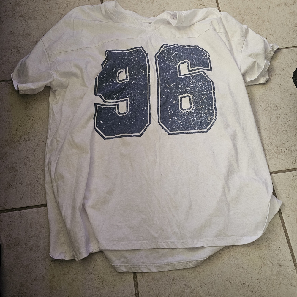 No Boundaries White and Navy Women's Jersey